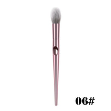 Load image into Gallery viewer, Radiation fashion makeup brush 1pcs aluminum tube foundation blush eye shadow eyebrow Cosmetic lip brush Pinceau maquillage
