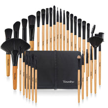 Load image into Gallery viewer, 32Pcs Makeup brushes Sets With Bag Eye shadow Eyebrow highlighter Brush Kits Cosmetic Foundation brushes pincel maquiagem
