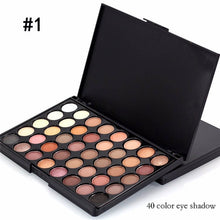 Load image into Gallery viewer, Fashion Eye Makeup 15 Color Matte Shimmer Pigment Nude Eyeshadow Palette Cosmetic Make up Set EARTH Tone Eye Shadow
