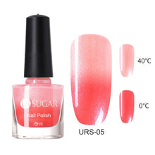 Load image into Gallery viewer, UR SUGAR 6ML Chameleon Nail Polish Romantic Heart Fiery Love Sequins Nail Lacquer Varnish
