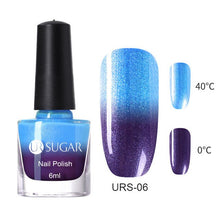 Load image into Gallery viewer, UR SUGAR 6ML Chameleon Nail Polish Romantic Heart Fiery Love Sequins Nail Lacquer Varnish
