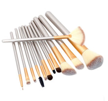 Load image into Gallery viewer, 7/12pcs Pearl Makeup Brush Rainbow Brush Blush Powder Foundation Beauty Tools Contour Brush Make up Brush
