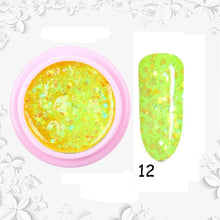 Load image into Gallery viewer, 8ml nail glitter Sequins powder uv gel polish hybrid semi permanent soak off led nail gel varnish long lasting nail Lacquer
