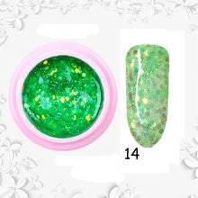 Load image into Gallery viewer, 8ml nail glitter Sequins powder uv gel polish hybrid semi permanent soak off led nail gel varnish long lasting nail Lacquer
