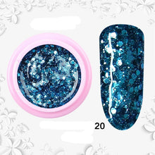 Load image into Gallery viewer, 8ml nail glitter Sequins powder uv gel polish hybrid semi permanent soak off led nail gel varnish long lasting nail Lacquer
