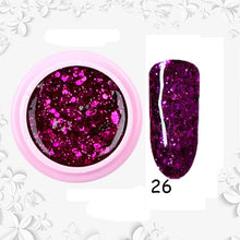 Load image into Gallery viewer, 8ml nail glitter Sequins powder uv gel polish hybrid semi permanent soak off led nail gel varnish long lasting nail Lacquer
