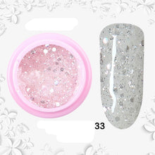 Load image into Gallery viewer, 8ml nail glitter Sequins powder uv gel polish hybrid semi permanent soak off led nail gel varnish long lasting nail Lacquer
