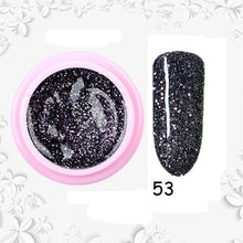 Load image into Gallery viewer, 8ml nail glitter Sequins powder uv gel polish hybrid semi permanent soak off led nail gel varnish long lasting nail Lacquer
