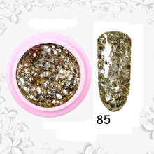 Load image into Gallery viewer, 8ml nail glitter Sequins powder uv gel polish hybrid semi permanent soak off led nail gel varnish long lasting nail Lacquer
