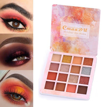 Load image into Gallery viewer, 16 Colors Fashion Eyeshadow Palette Matte EyeShadow  Palette Glitter Eye Shadow MakeUp Nude Make up Set Cosmetics TSLM1
