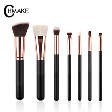 Load image into Gallery viewer, CHMAKE brushes Rose Gold / Black Professional Makeup Brushes Set Foundation Powder Make up brush Pencil natural-synthetic hair
