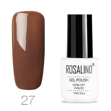 Load image into Gallery viewer, ROSALIND Gel Nail Polish Semi Permanent Nail Art Base And Top Coat Hybrid Varnishes All For Manicure Gel Lacquer Polish Primer
