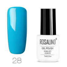 Load image into Gallery viewer, ROSALIND Gel Nail Polish Semi Permanent Nail Art Base And Top Coat Hybrid Varnishes All For Manicure Gel Lacquer Polish Primer
