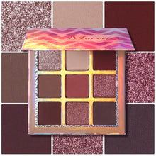 Load image into Gallery viewer, Party Queen New 9 Artist Shadow Palette Shimmer Matte Pigment Earth Color Eye Shadow Kit Nude Makeup Smooth Glitter Eyeshadow

