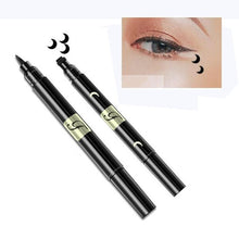 Load image into Gallery viewer, 1PC Waterproof Liquid Stamp Eyeliner Pen Waterproof Double Head Tattoo Stamping Eye Liner Pencil Makeup Tools Heart/Star/Moon
