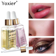 Load image into Gallery viewer, Yoxier Makeup Base Moisturizing Essence 24k Gold Elixir Oil Control Professional Matte Serum Series Brand Foundation Primer 1pcs
