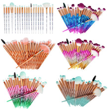 Load image into Gallery viewer, 20Pcs Diamond Makeup Brushes Set Powder Foundation Blush Blending Eye shadow Lip Cosmetic Beauty Make Up Brush Pincel Maquiagem
