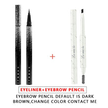 Load image into Gallery viewer, CHENJI 1PC Waterproof Liquid Eyeliner 2 Color Black Eyeliner Set Beauty Eye Makeup Long-lasting Eye Liner Pencil Korean makeup
