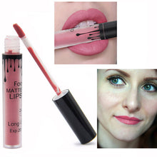 Load image into Gallery viewer, Makeup Lip Gloss Maquillaje Matte Lipstick Gifts for Women Make up Lipgloss Nude Liquid Lip Stick Clear Lip Tint Red Lip Balm
