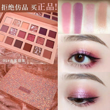 Load image into Gallery viewer, 18Color Nude Shining Eyeshadow Matte Makeup Glitter Pigment Smoky Eye Shadow Pallete Waterproof Powder Pigment Cosmetics
