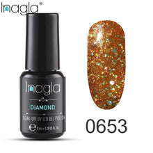 Load image into Gallery viewer, Inagla Nail Polish 8ml Diamond Series Varnish Glitter Nail Art Lacquer Polish Hybrid Varnish Gel Polish 108 UV Color Gel Vernis
