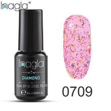 Load image into Gallery viewer, Inagla Nail Polish 8ml Diamond Series Varnish Glitter Nail Art Lacquer Polish Hybrid Varnish Gel Polish 108 UV Color Gel Vernis
