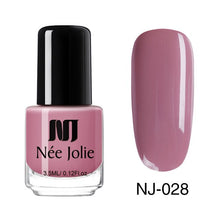 Load image into Gallery viewer, NEE JOLIE Summer Glitter Nail Polish 3.5ML Ordinary Nail Lacquer Mirror Effect Fast Dry Polish Varnish for Nail Art Decorations
