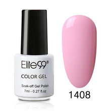 Load image into Gallery viewer, Elite99 Nail Gel Polish 7ML Hybrid Nail Art Semi Permanent gel varnishes Soak Off Top White Gel Lacquer Nail Art Lacquer Polish
