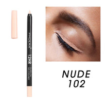 Load image into Gallery viewer, 12 Colors Eye Liner Fashion Matte Eyeliner Pen Long Lasting Waterproof Natural Eyeliner White Eyeliner TSLM1
