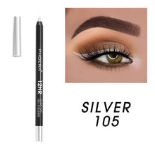 Load image into Gallery viewer, 12 Colors Eye Liner Fashion Matte Eyeliner Pen Long Lasting Waterproof Natural Eyeliner White Eyeliner TSLM1
