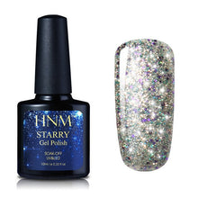 Load image into Gallery viewer, HNM 10ML Starry Bling Nail Polish Varnish Semi Permanent Lacquer Gelpolish 30 Colors Starry Bling Stamping DIY Nail Art
