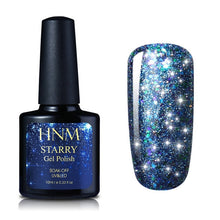 Load image into Gallery viewer, HNM 10ML Starry Bling Nail Polish Varnish Semi Permanent Lacquer Gelpolish 30 Colors Starry Bling Stamping DIY Nail Art
