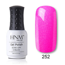 Load image into Gallery viewer, HNM 8ML 28 Rough Color Nail Polish Hybrid Varnish Lucky Lacquer GelLak Gelpolish Semi Permanent Stamping Primer Enamel Soak Off
