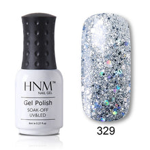 Load image into Gallery viewer, HNM 8ML 28 Rough Color Nail Polish Hybrid Varnish Lucky Lacquer GelLak Gelpolish Semi Permanent Stamping Primer Enamel Soak Off
