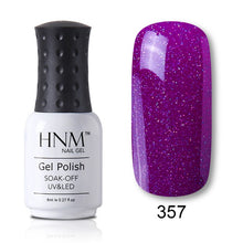 Load image into Gallery viewer, HNM 8ML 28 Rough Color Nail Polish Hybrid Varnish Lucky Lacquer GelLak Gelpolish Semi Permanent Stamping Primer Enamel Soak Off
