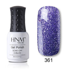 Load image into Gallery viewer, HNM 8ML 28 Rough Color Nail Polish Hybrid Varnish Lucky Lacquer GelLak Gelpolish Semi Permanent Stamping Primer Enamel Soak Off
