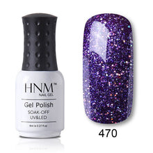 Load image into Gallery viewer, HNM 8ML 28 Rough Color Nail Polish Hybrid Varnish Lucky Lacquer GelLak Gelpolish Semi Permanent Stamping Primer Enamel Soak Off
