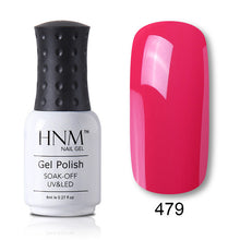 Load image into Gallery viewer, HNM 8ML 28 Rough Color Nail Polish Hybrid Varnish Lucky Lacquer GelLak Gelpolish Semi Permanent Stamping Primer Enamel Soak Off
