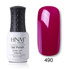 Load image into Gallery viewer, HNM 8ML 28 Rough Color Nail Polish Hybrid Varnish Lucky Lacquer GelLak Gelpolish Semi Permanent Stamping Primer Enamel Soak Off
