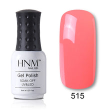 Load image into Gallery viewer, HNM 8ML 28 Rough Color Nail Polish Hybrid Varnish Lucky Lacquer GelLak Gelpolish Semi Permanent Stamping Primer Enamel Soak Off
