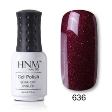 Load image into Gallery viewer, HNM 8ML 28 Rough Color Nail Polish Hybrid Varnish Lucky Lacquer GelLak Gelpolish Semi Permanent Stamping Primer Enamel Soak Off
