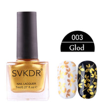 Load image into Gallery viewer, SVKDR New Arrival Stamp Nail Polish &amp; Stamping Polish Nail Art Stamping Nail Lacquer for Nail DIY Stamping Plate Tools 12 Colors
