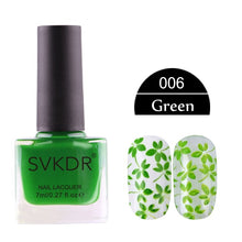 Load image into Gallery viewer, SVKDR New Arrival Stamp Nail Polish &amp; Stamping Polish Nail Art Stamping Nail Lacquer for Nail DIY Stamping Plate Tools 12 Colors
