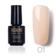 Load image into Gallery viewer, ROSALIND NEW P+Black Bottle 7ml Blossom Nail Polish DIY Nail Gel for Nail Salon Long-Lasting Nail Polish Lacquer Semi Permanent
