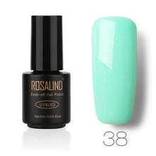 Load image into Gallery viewer, ROSALIND NEW P+Black Bottle 7ml Blossom Nail Polish DIY Nail Gel for Nail Salon Long-Lasting Nail Polish Lacquer Semi Permanent
