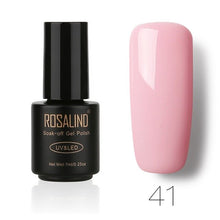 Load image into Gallery viewer, ROSALIND NEW P+Black Bottle 7ml Blossom Nail Polish DIY Nail Gel for Nail Salon Long-Lasting Nail Polish Lacquer Semi Permanent
