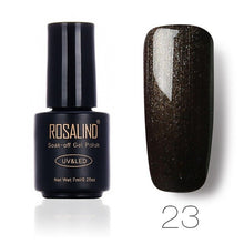 Load image into Gallery viewer, ROSALIND NEW P+Black Bottle 7ml Blossom Nail Polish DIY Nail Gel for Nail Salon Long-Lasting Nail Polish Lacquer Semi Permanent
