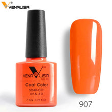 Load image into Gallery viewer, 7.5ml VENALISA Nail Gel Polish High Quality Nail Art Salon 60 Colors Soak off UV LED Nail Gel Varnish Camouflage Color Lacquer
