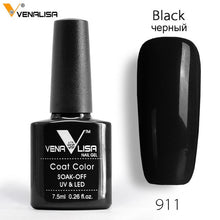 Load image into Gallery viewer, 7.5ml VENALISA Nail Gel Polish High Quality Nail Art Salon 60 Colors Soak off UV LED Nail Gel Varnish Camouflage Color Lacquer
