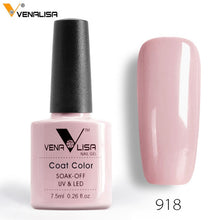 Load image into Gallery viewer, 7.5ml VENALISA Nail Gel Polish High Quality Nail Art Salon 60 Colors Soak off UV LED Nail Gel Varnish Camouflage Color Lacquer
